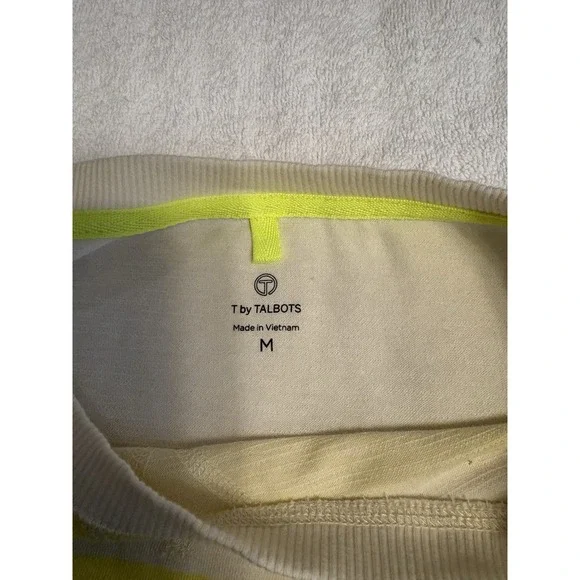 T By Talbots Long Sleeve Multi Colored Tee Shirt, Medium - Picture 2 of 9